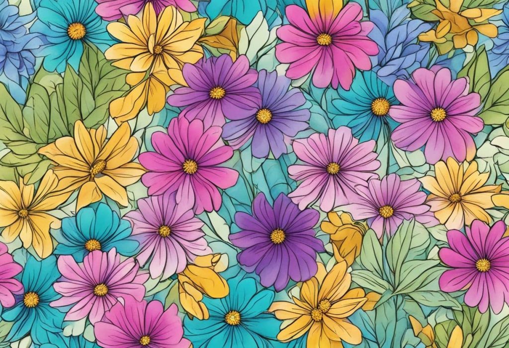 sonho ocm flores coloridas